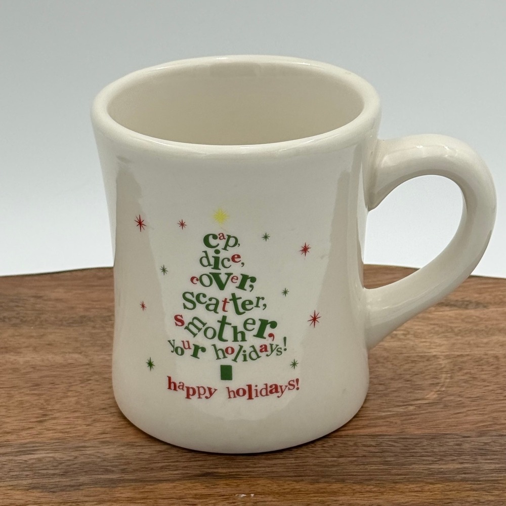 Waffle House 2012 The Big Mug Tuxton Christmas Tree Holiday Diner Coffee Cup